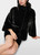 MARC CAIN COLLECTIONS Black Glam Faux Fur Jacket | ZG 12.01 W19