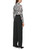 MARC CAIN COLLECTIONS Smoke Long-Sleeved Top With City Motif | ZC 48.12 J41