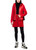 MARC CAIN SPORTS Cranberry Jacket With Faux Down And Hood | ZS 31.11 W42