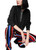 MARC CAIN SPORTS Black Sweater With Stand-Up Neck And Pockets | ZS 44.14 J60