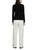 MARC CAIN SPORTS Black Ribbed Shirt With Shiny Collar | ZS 48.44 J55