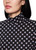 MARC CAIN SPORTS Black And White Long-Sleeved Shirt With Snowstar Print | ZS 48.52 J69