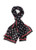 MARC CAIN SPORTS Black And White Woolen Scarf With Snowstar Print | ZS B4.07 Z52
