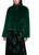 MARC CAIN COLLECTIONS Dark Jade Green Cosy Faux Fur Jacket | ZC 12.07 W64