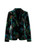 MARC CAIN COLLECTIONS Dark Jade Green Velvet Blazer With Feather Print | ZC 34.19 W79