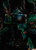 MARC CAIN COLLECTIONS Dark Jade Green Velvet Blazer With Feather Print | ZC 34.19 W79