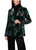 MARC CAIN COLLECTIONS Dark Jade Green Velvet Blazer With Feather Print | ZC 34.19 W79