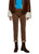 MARC CAIN COLLECTIONS Dark Chestnut Brown Siena Slip-On Trousers In Velvet | ZC 81.31 W48