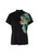 MARC CAIN COLLECTIONS Black Cotton Shirt With Feather Print | ZC 48.23 J45