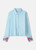 POM AMSTERDAM Blue Blouse - Sky Blue Melange | SP9283