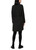 MARC CAIN SPORTS Black Dress With Zip And Gathered Detail | ZS 21.23 W48
