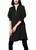 MARC CAIN SPORTS Black Dress With Zip And Gathered Detail | ZS 21.23 W48