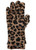 MARC CAIN SPORTS Milk Coffee Fluffy Gloves In Leopard Print | ZS F1.02 Z49