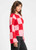 POM AMSTERDAM Red Pullover - Checks | SP9311