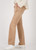 MONARI Brown Straight-Leg Velours Pants | 808768