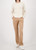 MONARI Brown Straight-Leg Velours Pants | 808768