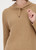 MONARI Brown Knitted Jumper With Stand-Up Collar | 809512