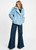 POM AMSTERDAM Blue Coat - Fur Misty Blue | SP9371