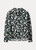 POM AMSTERDAM White Blouse - Violet Wild Flowers Ecru | SP9287