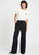 POM AMSTERDAM Black Pants - Noir Striped | SP9304