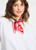 POM AMSTERDAM Red Shawl - Pom's Menu Small | SP9396