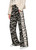 MARC CAIN SPORTS Black Welkom Trousers With Animal Print | AS 81.13 J03