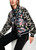 MARC CAIN SPORTS Black Blouson Jacket With Comic Print | AS 31.13 W23