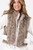 MONARI Toffee Waistcoat Fur Vest
