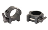 WARNE MAXIMA 1" HRZ QD LOW RINGS BLK