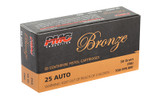 PMC BRNZ 25ACP 50GR FMJ 50/1000