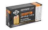 PPU 9MM JHP 115GR 50/1000