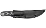 SPYDERCO BOW RVR G-10 BLK/WTE W/STH