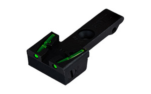 HIVIZ ADJ REAR SIGHT RUG RVLVR GR/RD