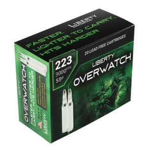 LIBERTY AMMUNITION OW 223 REM 55GR 20RD