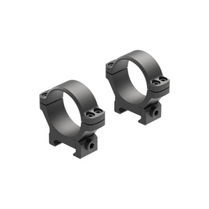Leupold 2-Piece BackCountry Cross-Slot Weaver-Style Rings 1" Low - Matte Black
