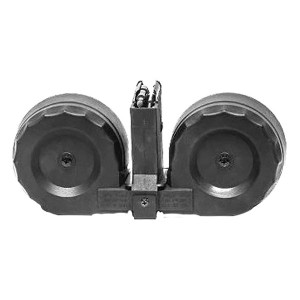 KCI USA Drum Rifle Magazine Black for AK 5.56 100/rd