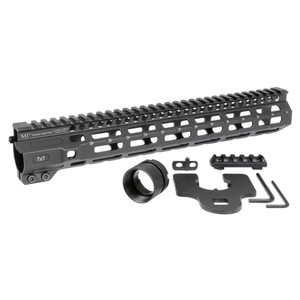 Midwest Industries Combat Rail Free Float Handguard 12.625" M-LOK Black