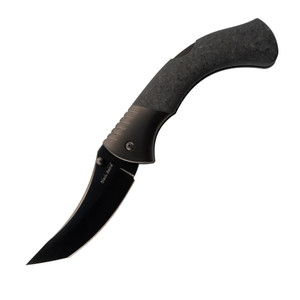 Cold Steel Black Sable XHP Folding Knife 4-1/5" Tanto Blade Black