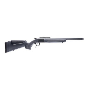 CVA Scout Single Shot Rifle .450 Bushmaster 22" Threaded Blued Barrel Grey Stock 0 MOA Pic Rail