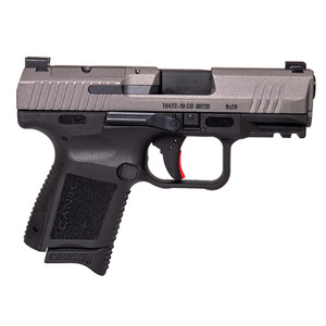 Canik TP9 Elite SC 9mm Luger 12rd (1) & 15rd (1) Magazines 3.5" Barrel Tungsten Slide/ Black Grip