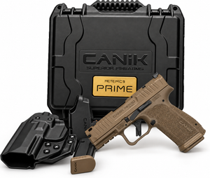 CANIK METE MC9 PRIME 9MM 3.6IN BARREL FDE WITH 2X17RD MAGS AND ACCESORY KIT HG8328D-N