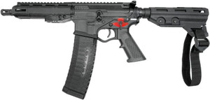 ATI ALPHA MAXX 5.56 7.5IN BARREL 60RD BLACK AR PISTOL W/ FRANKLIN ARMORY BFSIII BINARY TRIGGER ATIGAX5567ML60FA