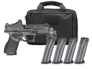 SPRINGFIELD ARMORY ECHELON COMPACT FRAME 9MM 4IN BARREL 10RD BLACK U-DOT 4MAGS CA EC9409BCA-PAC