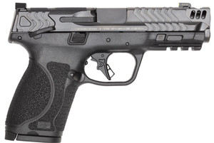 SMITH & WESSON PERFORMANCE CENTER M&P 9 M2.0 COMPACT CARRY COMP 9MM LUGER 4.22IN 10RD SF OR OPTIC READY THUMB SAFETY BLACK/GREY 14387