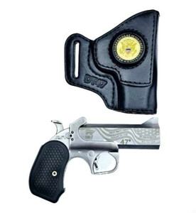 BOND ARMS DT47 47TH PRESIDENT LIMITED EDITION PACKAGE 45/410 ENGRAVED EXTENDED GRIP PRESIDENTIAL HOLSTER 4.25IN BARRELL DT47-47TH