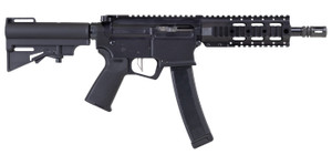 DPMS KITTY KAT 8 9MM 8IN BARREL 35RD BLACK CZ TYPE MAG A4 SLICK SIDE QUAD RAIL HAR-15 ADJ BRACE DP51655221916