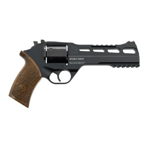 Chiappa Rhino 60DS Handgun 10mm 6rd Capacity 6" Barrel Black and Walnut with 3 Moon Clips