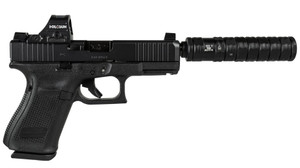 GLOCK 19 V SHARK PUPPY 9MM 4.02IN BARREL 15RD BLACK PV1950203SKPBLK CAMFOUR EXCLUSIVE