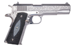 CNC COLT 1911 TUXEDO 38 SUP 5IN BARREL 9RD BLUED ENGRAVED 1 OF 300 CNCTUX38