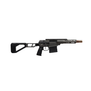 Q The Fix Bolt Action Handgun 8.6BLK 10rd Magazine 8" Threaded Barrel Black with Brace
